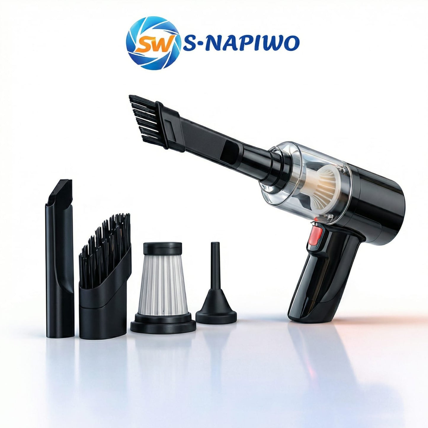 Portable Car Vacuum Cleaner - High Power Suction Handheld Vacuum for Car & Home